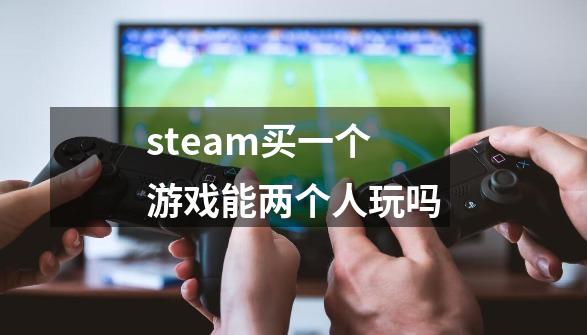 steam买一个游戏能两个人玩吗-第1张-游戏相关-大福途网