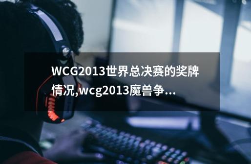 WCG2013世界总决赛的奖牌情况,wcg2013魔兽争霸-第1张-游戏相关-大福途网